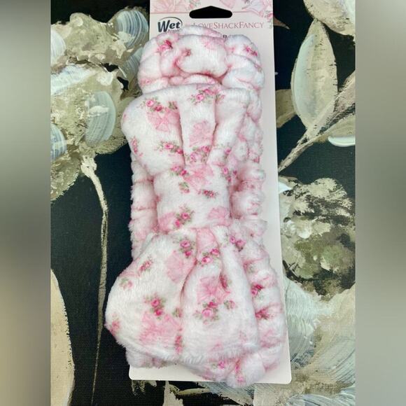 NWT Loveshackfancy & Wet Brush Cotton Wash Headband in Rosa Beau. - Picture 3 of 16